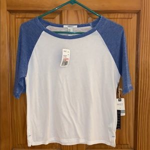 1/2 sleeve baseball tee